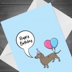 Funny Happy Birthday Card From The Dog For Mum Dad Husband