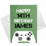 Personalised Gamer Birthday Card For Son Brother Grandson