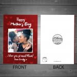 Personalised Mothers Day Photo Card For Mum Custom Photo