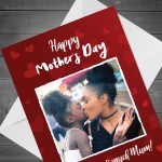 Personalised Mothers Day Photo Card For Mum Custom Photo