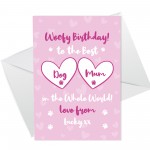 PERSONALISED Birthday Card For Mum Novelty Funny Dog Mum