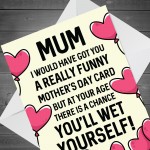 Funny Rude Mothers Day Card For Mum Novelty Humour Card