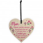 Special Gift For Mum On Mothers Day Birthday Thank You Heart