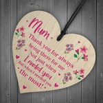 Special Gift For Mum On Mothers Day Birthday Thank You Heart