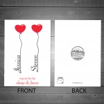 Personalised Anniversary Card For Boyfriend Girlfriend Love