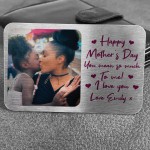 PERSONALISED Happy Mothers Day Gift Photo Metal Wallet Insert