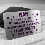 PERSONALISED Gift For Nan From Granddaughter Son Mothers Day