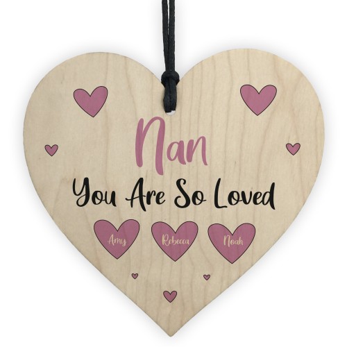 Personalised Mothers Day Gift For Nan Special Nan Birthday Gift