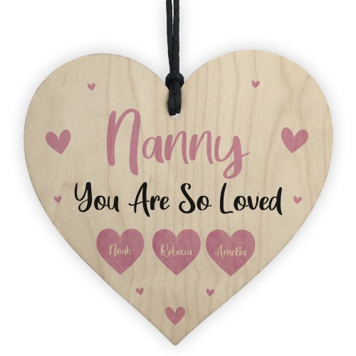 Personalised Mothers Day Gift For Nanny Special Nanny Birthday