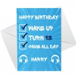 Personalised Birthday Card For Son Brother Nephew Grandson