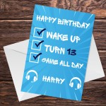 Personalised Birthday Card For Son Brother Nephew Grandson