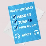 Personalised Birthday Card For Son Brother Nephew Grandson