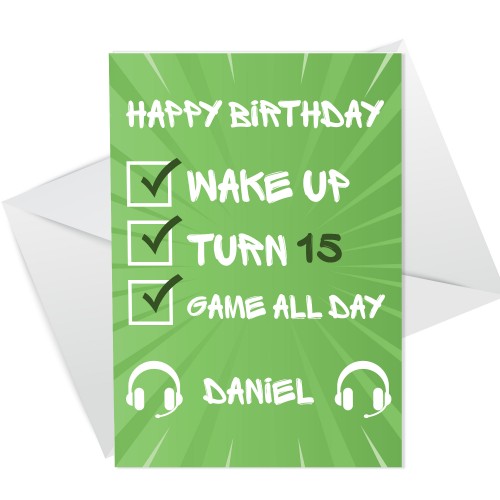 Personalised Birthday Card For Son Brother Friend Nephew