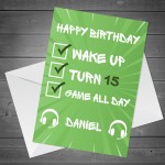 Personalised Birthday Card For Son Brother Friend Nephew