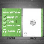 Personalised Birthday Card For Son Brother Friend Nephew