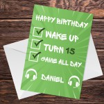 Personalised Birthday Card For Son Brother Friend Nephew