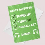 Personalised Birthday Card For Son Brother Friend Nephew