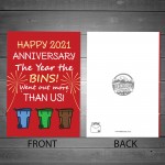 Lockdown 2021 Anniversary Card Funny Card For Him Her