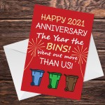 Lockdown 2021 Anniversary Card Funny Card For Him Her