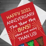 Lockdown 2021 Anniversary Card Funny Card For Him Her