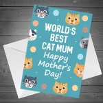 Funny Mothers Day Card From The Cat Witty Humour Worlds Best