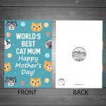 Funny Mothers Day Card From The Cat Witty Humour Worlds Best