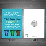 Funny Mothers Day Card For Mum From Son Daughter Joke Lockdown