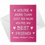 Mothers Day Card For Mum From Daughter Best Friend Mum Quote