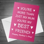 Mothers Day Card For Mum From Daughter Best Friend Mum Quote