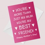 Mothers Day Card For Mum From Daughter Best Friend Mum Quote