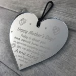 Mothers Day Gift For Mum Engraved Heart Special Mum Quote