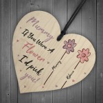 Personalised Wood Heart Gift For Mummy Birthday Mothers Day