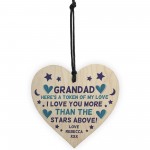 Personalised Gift For Grandad On His Birthday Fathers Day Heart