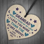 Personalised Gift For Grandad On His Birthday Fathers Day Heart