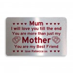 Personalised Mothers Day Birthday Gift For Mum Gift Son Daughter