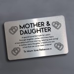 PERSONALISED Mother Daughter Gift For Mothers Day Birthday Gift