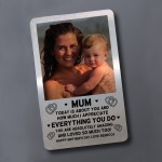 Novelty Mothers Day Gift From Daughter Son PERSONALISED Card