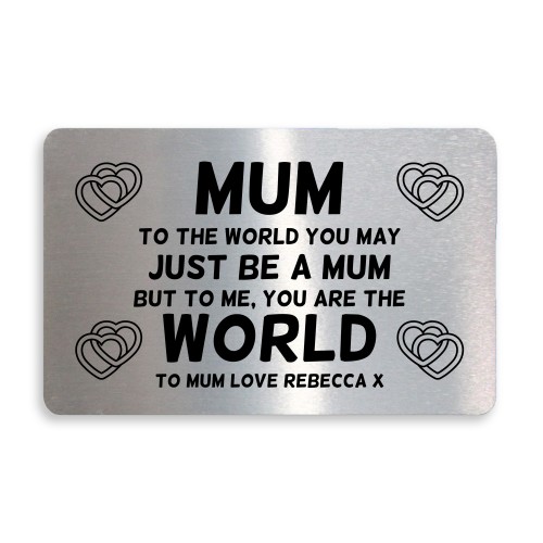 Personalised Love Gift Mothers Day Birthday Gift For Mum