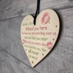 Mothers Day Memorial Plaque For Nan Wooden Heart Mother's Day