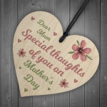 Mothers Day Gift For Mum Novelty Wood Heart Mother's Day Gift