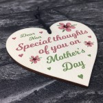 Nan Mothers Day Gift Wooden Heart Plaque Keepsake Mother's Day