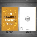 Funny Anniversary Card For Him Her BANANA Boyfriend Girlfriend