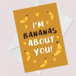 Funny Anniversary Card For Him Her BANANA Boyfriend Girlfriend