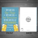 FUNNY Lockdown Birthday Card For Mum Dad Brother Sister