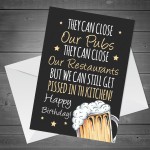 FUNNY Lockdown Birthday Card For Men Women Alcohol Beer