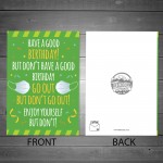 Funny LOCKDOWN Design Birthday Card For Mum Dad Brother