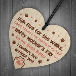 Funny Mothers Day Gift From The Dog Wood Heart Thank You Gift