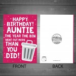 Funny Auntie Birthday Card Lockdown2021 Birthday Card For Sister