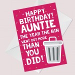 Funny Auntie Birthday Card Lockdown2021 Birthday Card For Sister