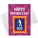 FUNNY Happy Mothers Day Card For Mum Mummy Rude Card